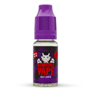 Vampire Vape Bat Juice | Vampire Vape Juice | A fruity melody of fresh red summer berries. Strawberries, raspberries, blackcurrants and a subtle hint of aniseed. Choose from 0mg to 18mg nicotine strength. Multi-pack deals available from www.nicjuice.co.uk