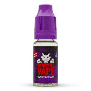 Vampire Vape Blackcurrant E-Liquid is a refreshing blast of a summer berries, like a long cold glass of Ribena! Available in 0, 3, 6, 12 & 18mg.