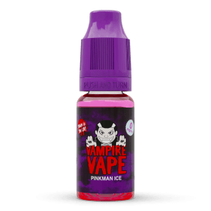 Vampire Vape Pinkman Ice E-Liquid - Pinkman Ice | Vampire Vape Juice | Pinkman Ice is a blend of red fruits infused with an icy blast. Based on one of Vampire Vape's most popular flavours with the addition of a refreshingly icy aftertaste. Choose from 0mg to 18mg nicotine strength. Multi-pack deals available from www.nicjuice.co.uk