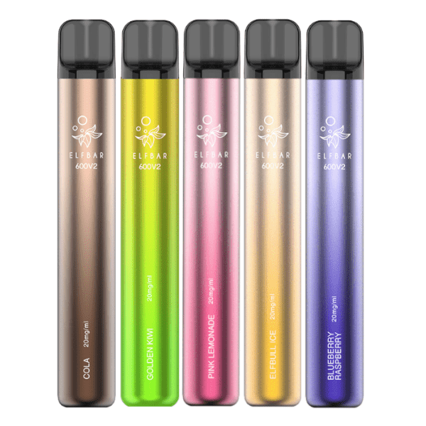 Disposable Vapes & Pod Systems | ELFBAR Disposable Vape 600 V2