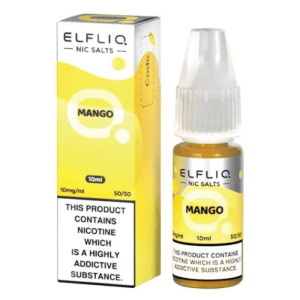 ELFLIQ Nic Salts Mango 20mg | ELF BAR Vape Juice Mango 20mg | Shop Vape Deals at URBAN VAPE