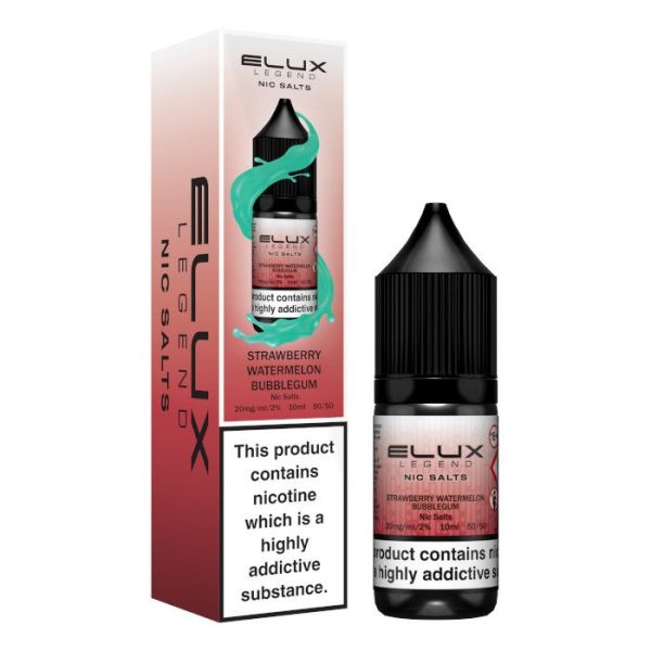 ELUX Legend Strawberry Watermelon Bubblegum Nic Salts | Nic Juice Online Vape Store