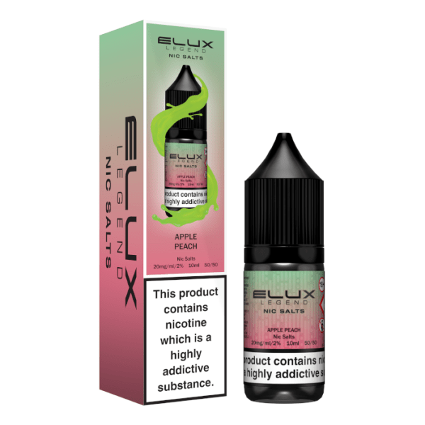 ELUX Legend Apple Peach Nic Salts | Nic Juice Online Vape Store