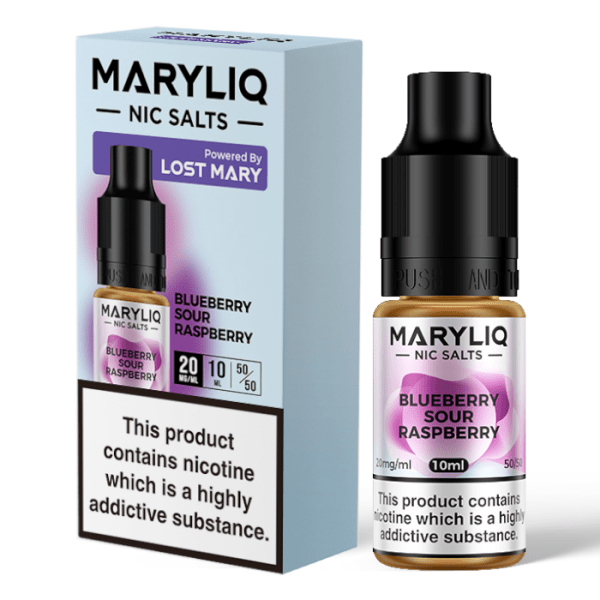 MARYLIQ Blueberry Sour Raspberry Nic Salts by Lost Mary | Shop Lost Mary multi-buy offers at NIC JUICE ONLINE VAPE STORE