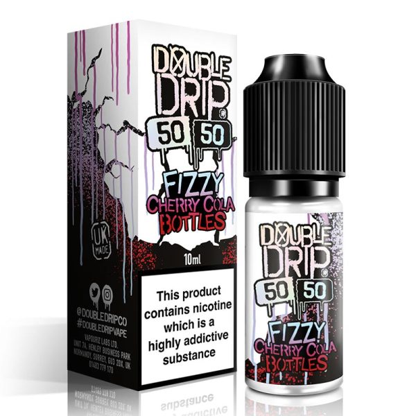 Double Drip Fizzy Cherry Cola Bottles E-Liquid | Order e-liquids online at NIC JUICE ONLINE VAPE STORE