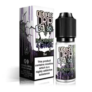 Double Drip Blackberry & Grape E-Liquid | Order e-liquids online at NIC JUICE ONLINE VAPE STORE