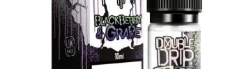 Double Drip Blackberry & Grape E-Liquid | Order e-liquids online at NIC JUICE ONLINE VAPE STORE