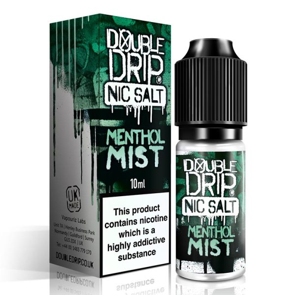 Double Drip Menthol Mist Nic Salts | Nic Juice Online Vape Store