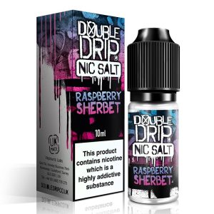 Double Drip Raspberry Sherbet Nic Salts | Nic Juice Online Vape Store