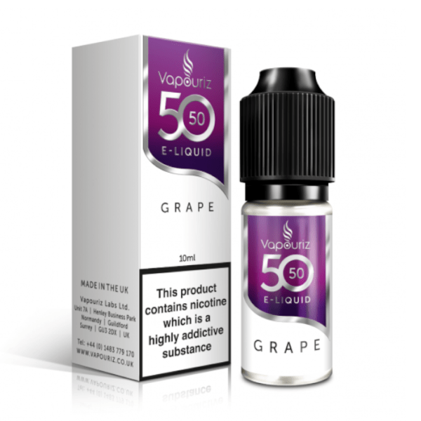 Vapouriz Grape E-Liquid | Order E-Liquids online from NIC JUICE ONLINE VAPE STORE