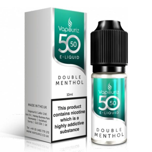 Vapouriz Double Menthol E-Liquid | Order E-Liquids online from NIC JUICE ONLINE VAPE STORE