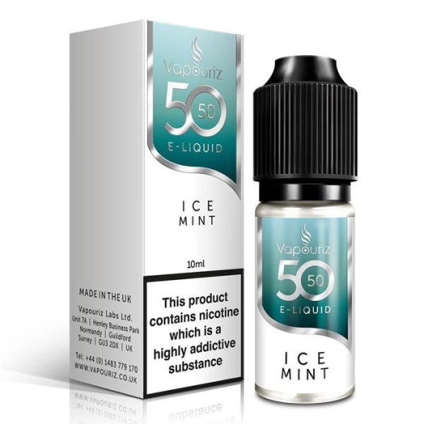 Vapouriz Ice Mint E-Liquid | Order E-Liquids online from NIC JUICE ONLINE VAPE STORE